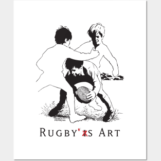 Rugby Junior Trapped by PPereyra Posters and Art